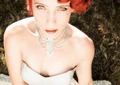 Studio Shoot of Sydney Burlesque Artist Dancer Kelly Ann Doll