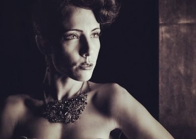 Studio Shoot of Sydney Burlesque Artist Dancer Kelly Ann Doll