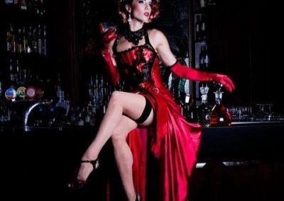 Studio Shoot of Sydney Burlesque Artist Dancer Kelly Ann Doll