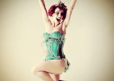 Studio Shoot of Sydney Burlesque Artist Dancer Kelly Ann Doll