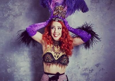 Studio Shoot of Sydney Burlesque Artist Dancer Kelly Ann Doll